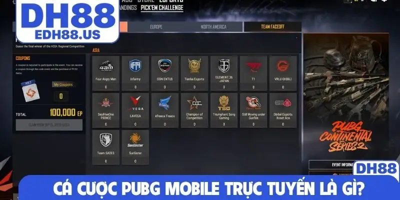 Cá cược PUBG Mobile trực tuyến là gì?