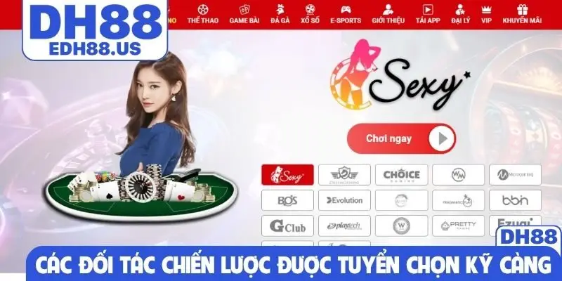 Các đối tác chiến lược được tuyển chọn kỹ càng
