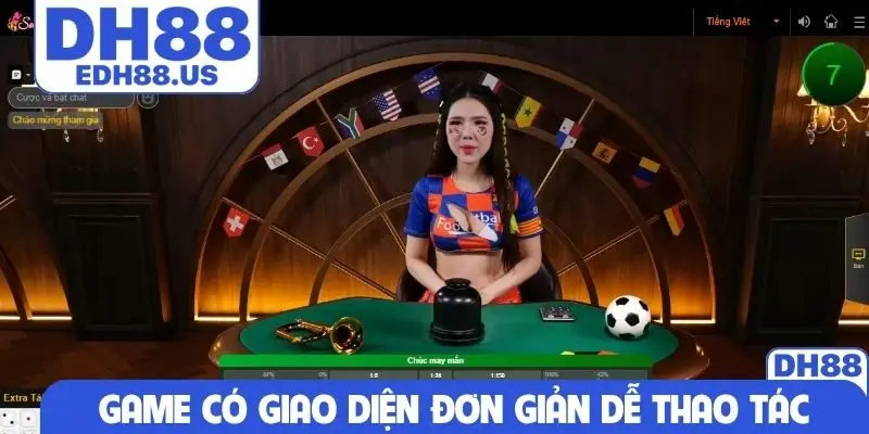 Game có giao diện đơn giản dễ thao tác