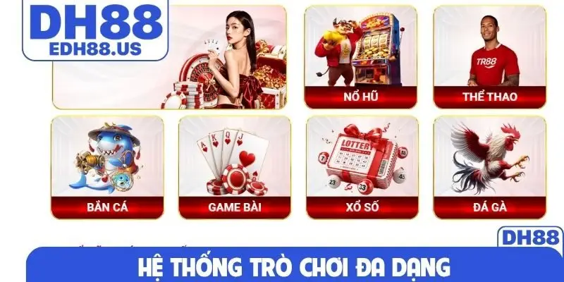 Hệ thống trò chơi đa dạng