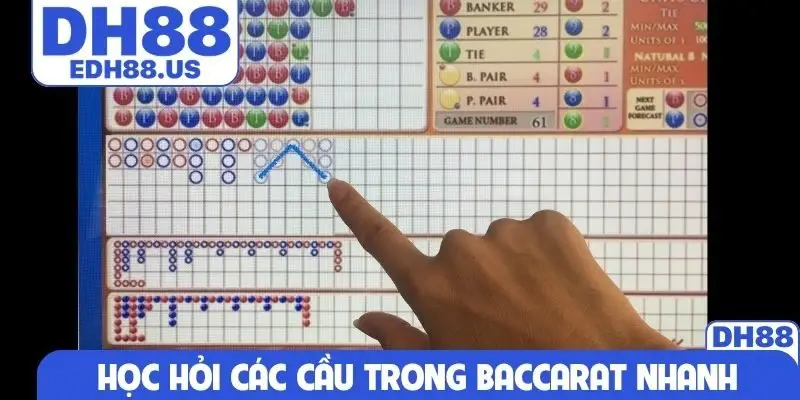 Học hỏi các cầu trong baccarat nhanh