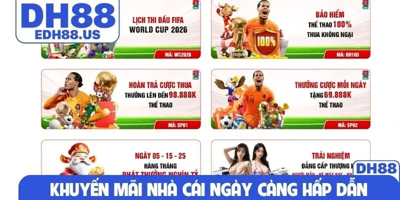 Khuyến mãi nhà cái ngày càng hấp dẫn